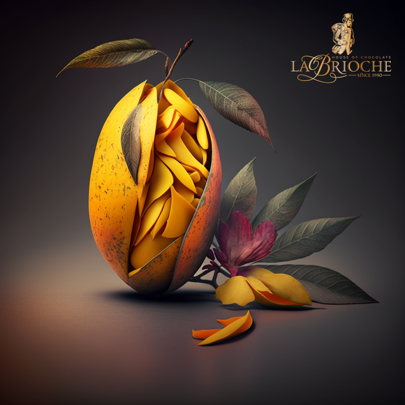 chocolate mango with saffron